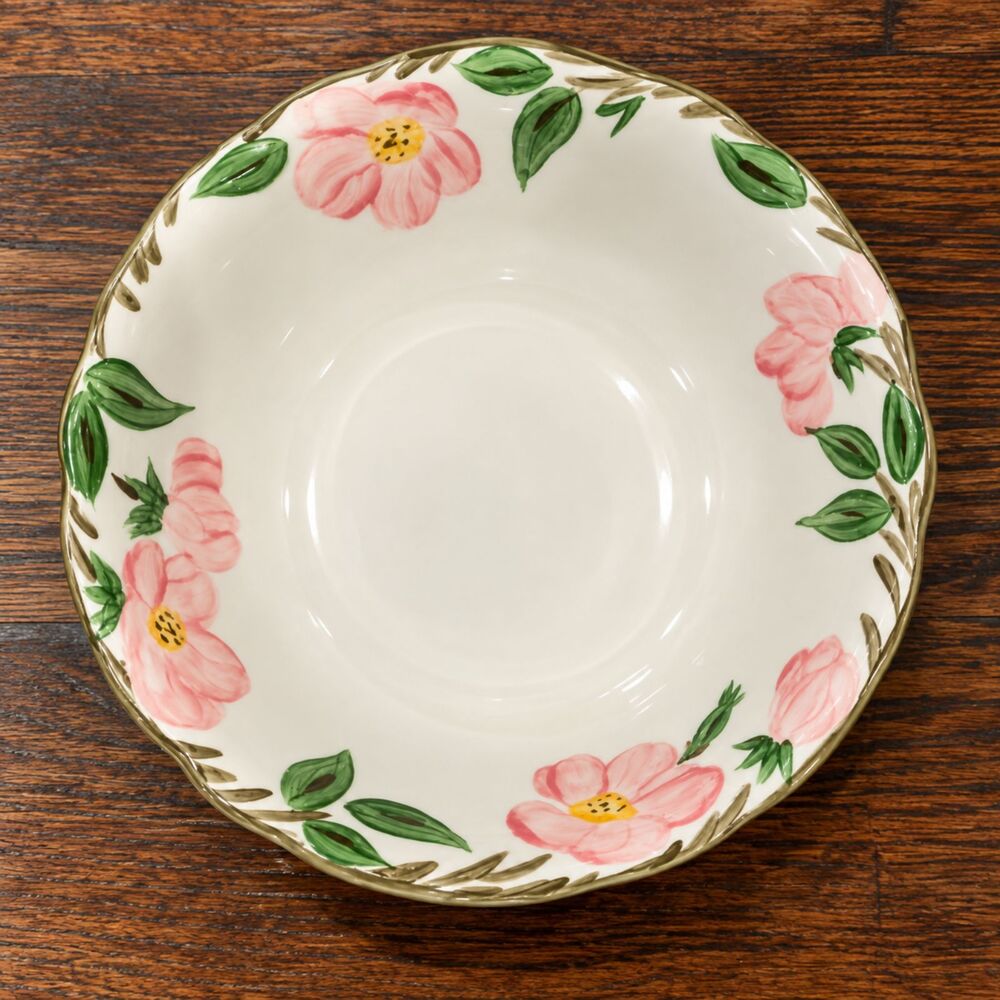 Vintage Franciscan Desert Rose Bowl 8 3/4"
